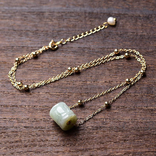 White Jade Pendant Necklace - FengshuiGallary