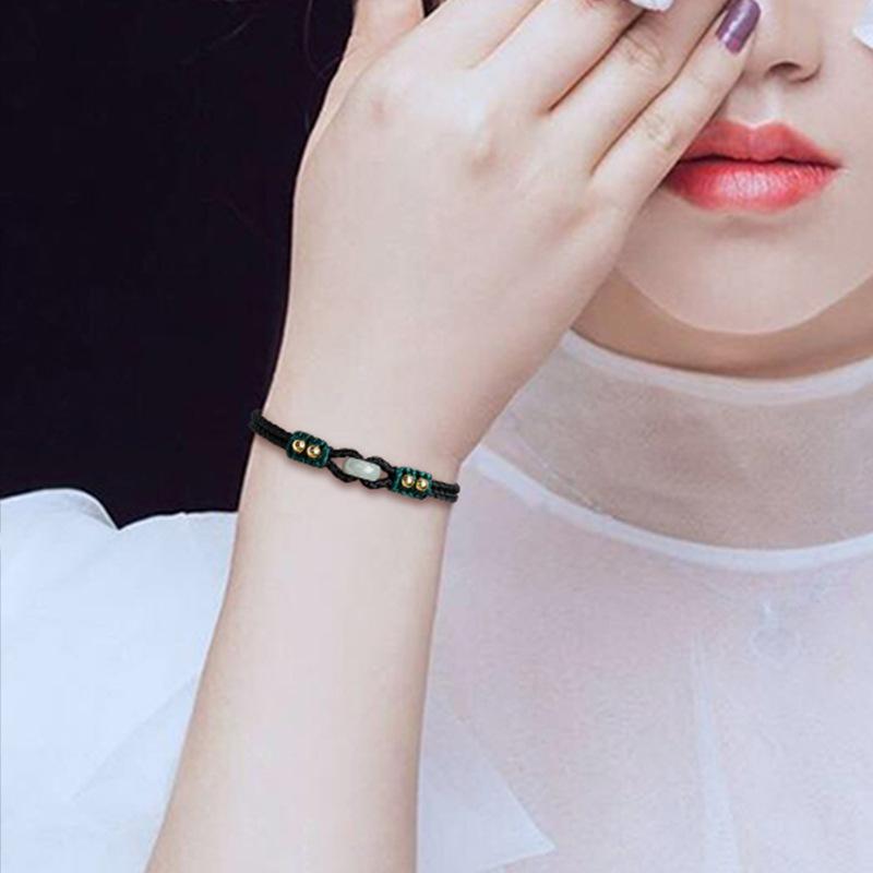 White Jade String Bracelet - FengshuiGallary