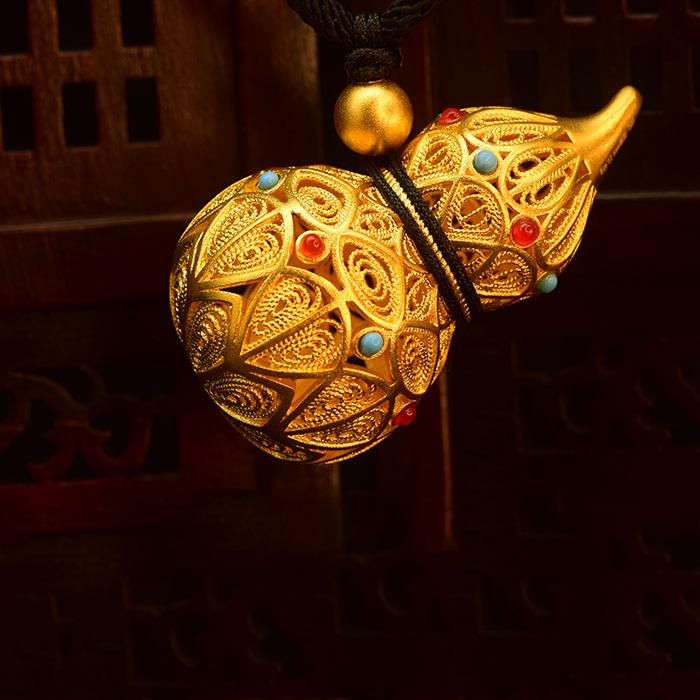 Wulou Pendant-Turquoise Beads - FengshuiGallary