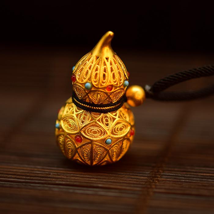 Wulou Pendant-Turquoise Beads - FengshuiGallary