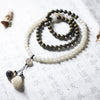 Xingyue Bodhi 108 Beads Green Sandalwood Prayer Bracelet - FengshuiGallary